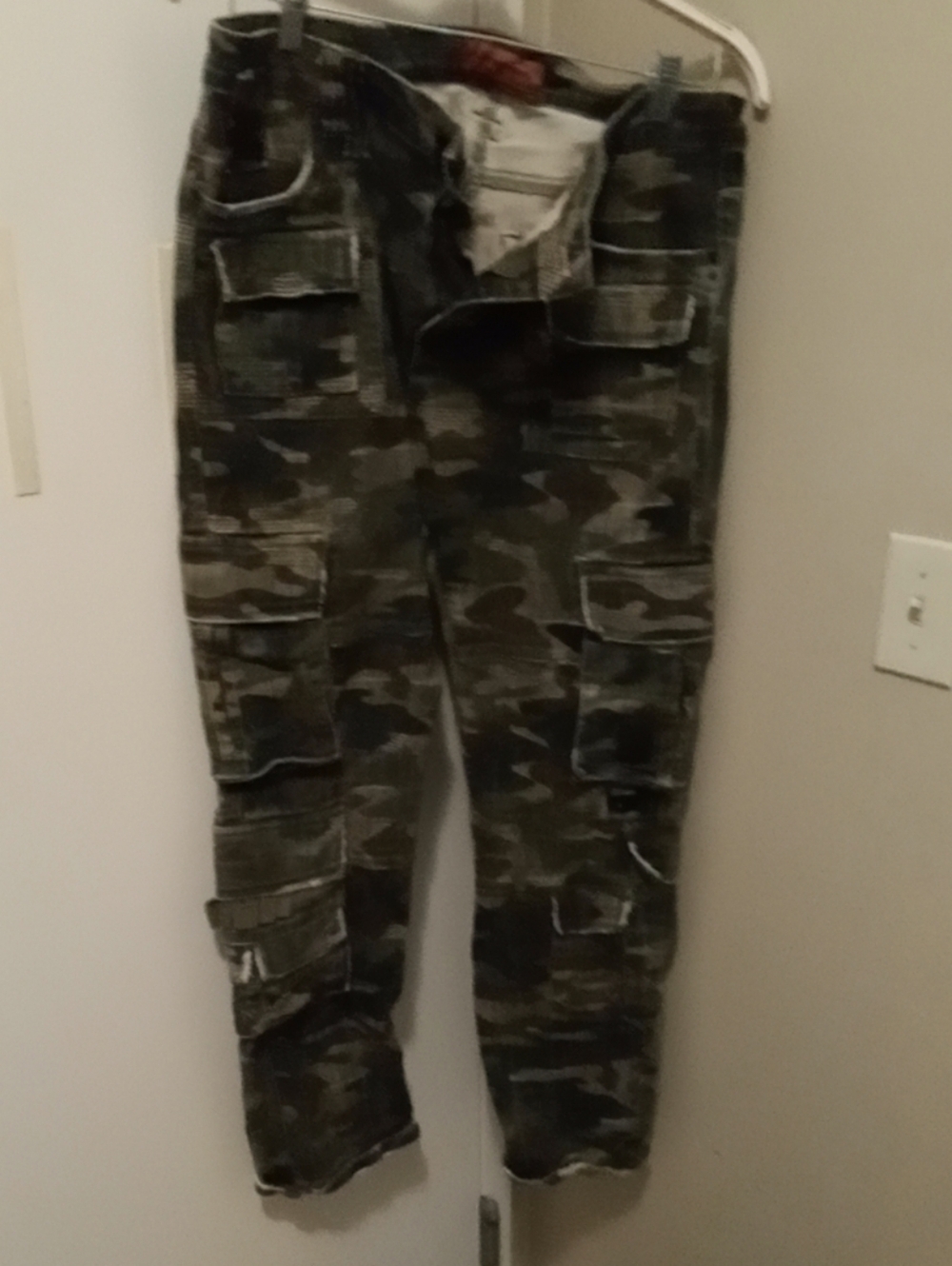 Mens Rare Element Canvas  Cargo Jeans
